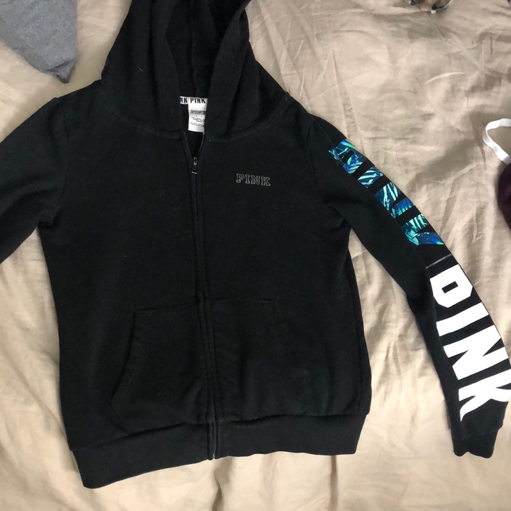 VS PINK full zip up, barley worn!